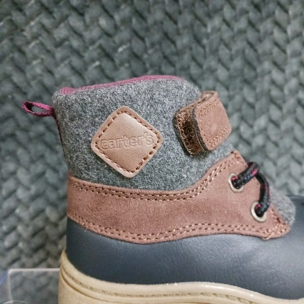 Carter's Toddler Boy's Winter Duck Boots #CF22H08H Navy Blue Size 6M